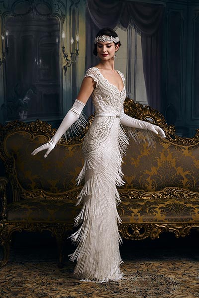 Vintage Wedding Trend Gatsby Weddings Great Gatsby Wedding Ideas Chicago 1920 S Roxie Hart Dress By Elza Jane Howell