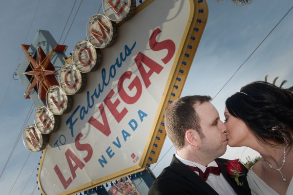 Las Vegas Wedding by Chapel of the Flowers