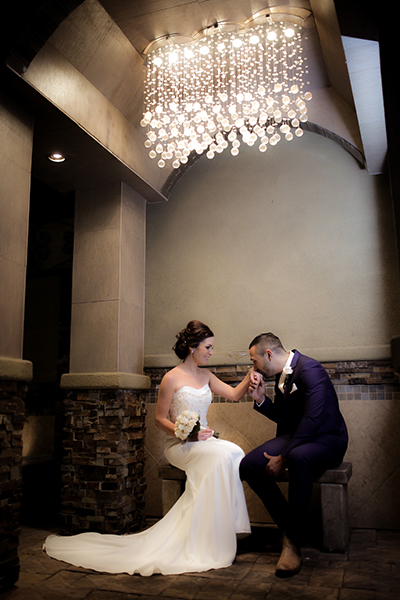 Las Vegas Wedding Ceremony at Chapel of the Flowers