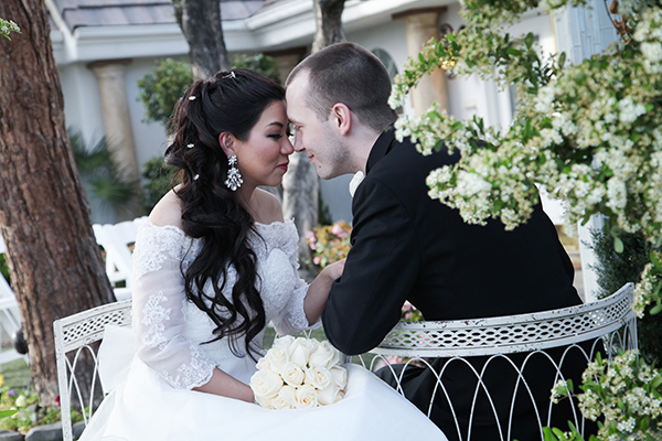 Las Vegas Wedding Ceremony at Chapel of the Flowers