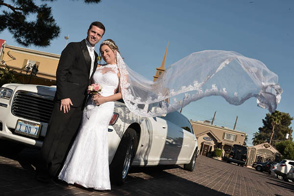 Las Vegas Wedding Ceremony at Chapel of the Flowers