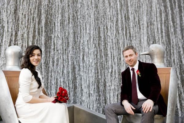 Las Vegas Wedding Ceremony at Chapel of the Flowers