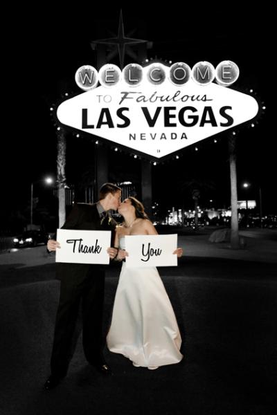 Las Vegas Wedding Ceremony at Chapel of the Flowers