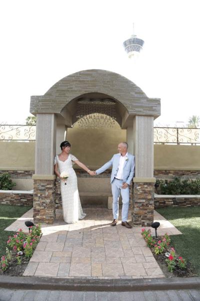 Las Vegas Wedding Ceremony at Chapel of the Flowers