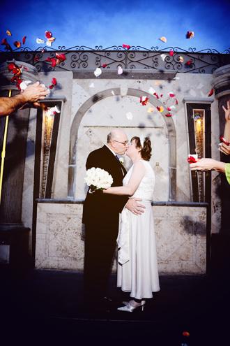 Las Vegas Wedding Ceremony at Chapel of the Flowers