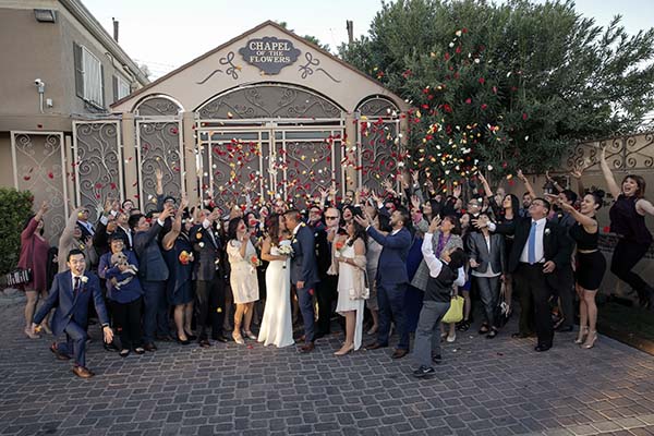 Happy Holidays from Chapel of the Flowers, Las Vegas Weddings "One Big Happy Family"