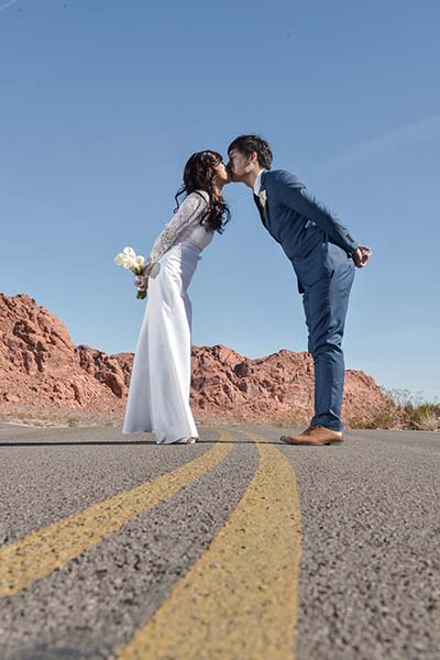  Photo of the Month Winner Chapel of the Flowers Valley of Fire Wedding
