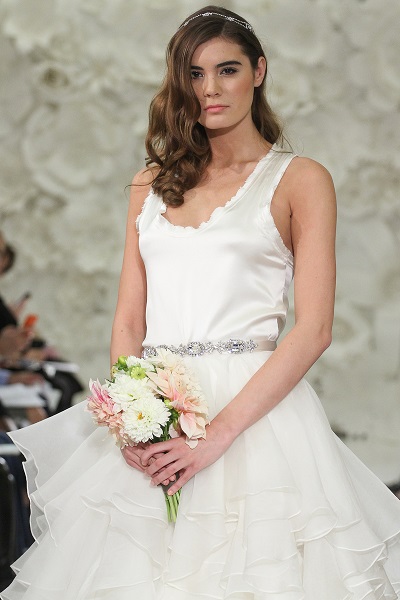 Your Spring Bridal Look Created With Separates Watter Brides Chemise Top