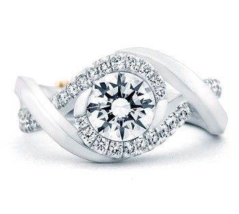 5 Award Winning Engagement Rings for Your Valentine's Day Proposal Scintillate Top View HR - 19840