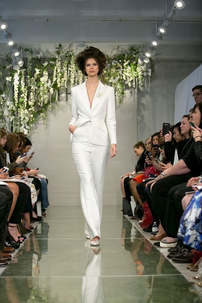 Your Spring Bridal Look Created With Separates Theia Trouser Suit Spring 2016