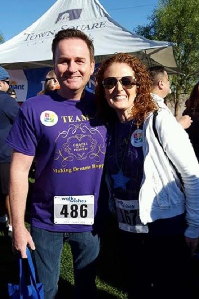 CEO Donne Kerestic and Head of Operations Nicole Roberston of Chapel of the Flowers at Walk for Wishes