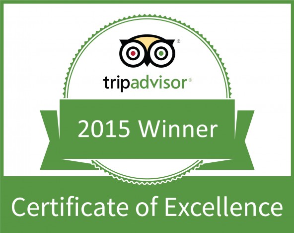 Chapel of the Flowers TripAdvisor Certificate of Excellence Reviews Award