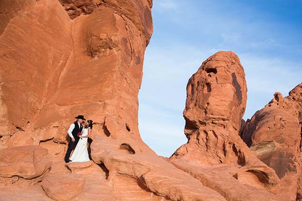 Cowboy and Country themed weddings at Valley of Fire State Park