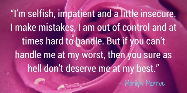 Marilyn Monroe Quote about Love and Relationships