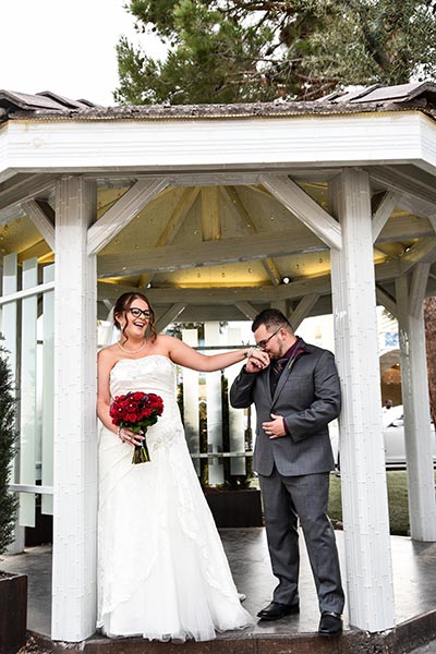 Wedding Planner ties the knot at Chapel of the Flowers