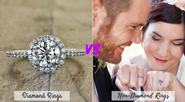 Diamond Rings vs Non Diamond Rings | New Wedding Traditions to Replace Old Wedding Traditions