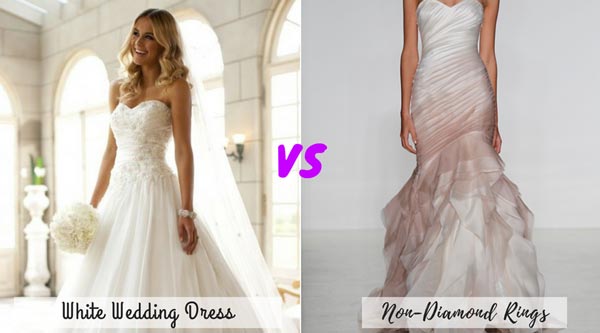 White Wedding Dress vs Color Wedding Dress | New Wedding Traditions to Replace Old Wedding Traditions