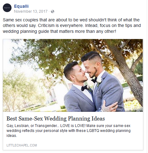 Equalli Same-Sex Wedding Ideas Blog Post
