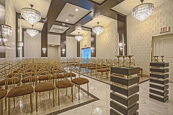 Art Deco and Modern wedding venue in Las Vegas at Chapel of the Flowers