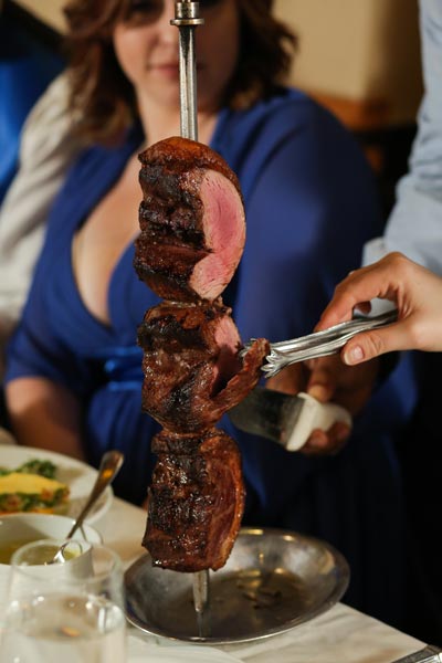 Unique Las Vegas Wedding Reception Venue | Brazilian Steakhouse Meat Selections