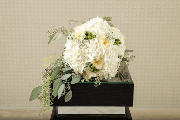 Wedding Flower Ideas | Bridal Bouquet Ideas | Duchess Bouquet with Hydrangeas